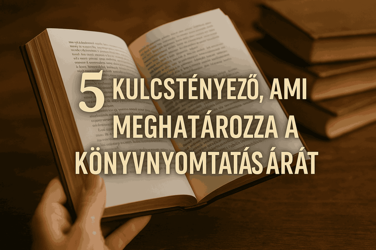Könyvnyomtatás ára